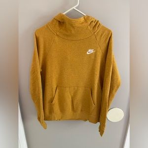 Nike mustard colored hoodie